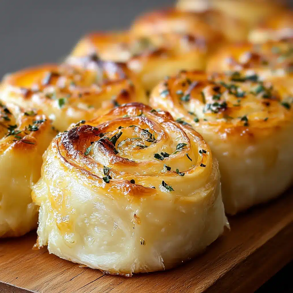 Cheesy Garlic Butter Rollups Recipe - Recipe Image