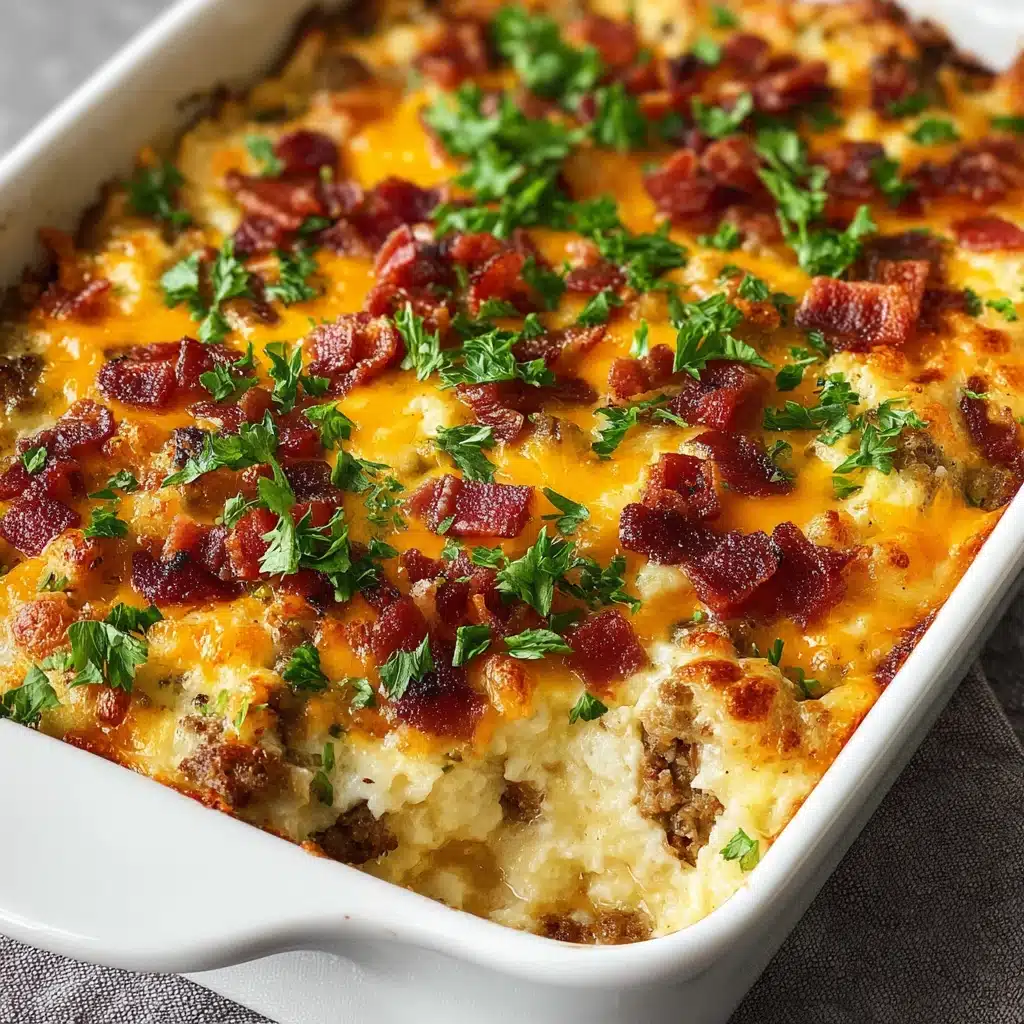 Loaded Cauliflower Casserole Recipe - Recipe Image
