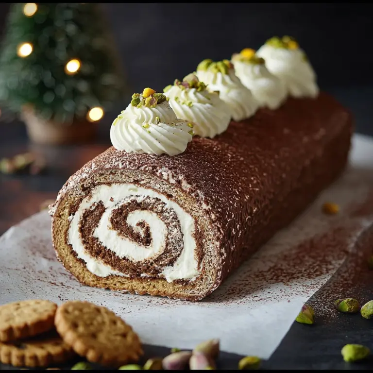 Tiramisu Yule Log Christmas Cake Recipe