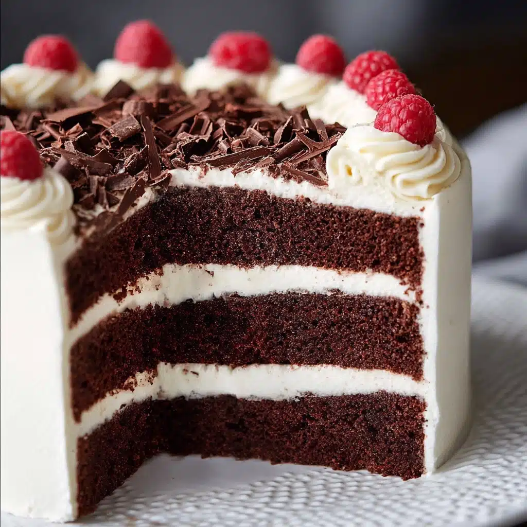 Chocolate Layer Cake with Creme Chantilly Frosting Recipe