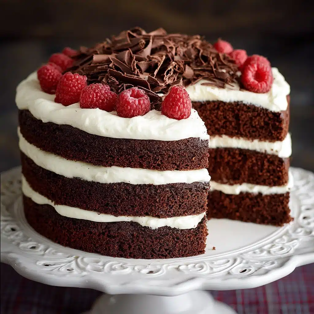 Chocolate Layer Cake with Creme Chantilly Frosting Recipe