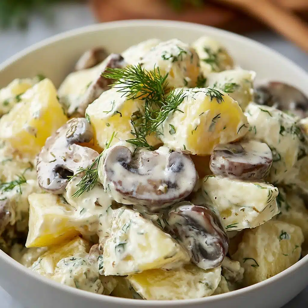Mushroom and Egg Salad Recipe - Recipe Image