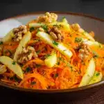 Carrot Apple and Walnut Salad Recipe