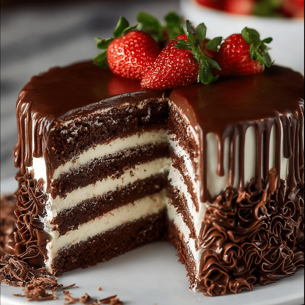 Chocolate Spartak Cake Recipe - Recipe Image