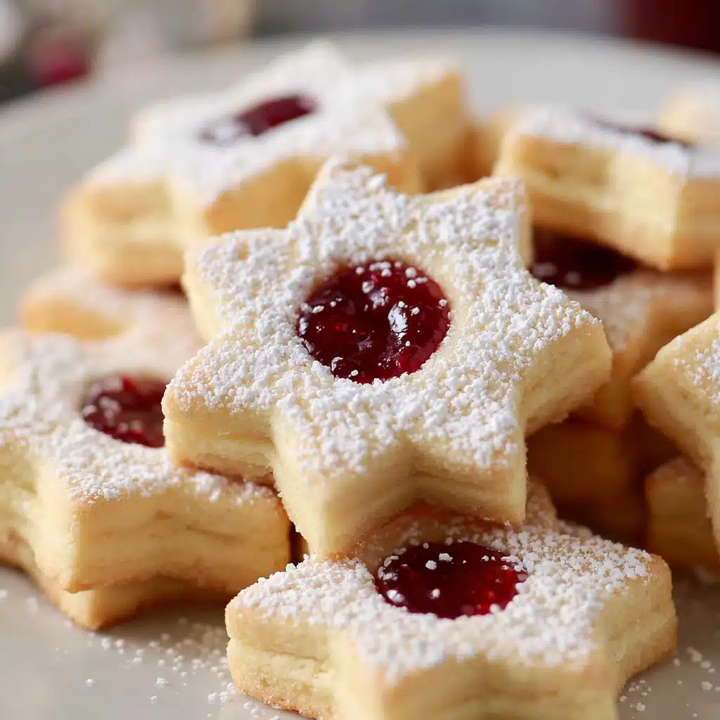 Shortbread Cookies with Raspberry Preserves Recipe - Recipe Image