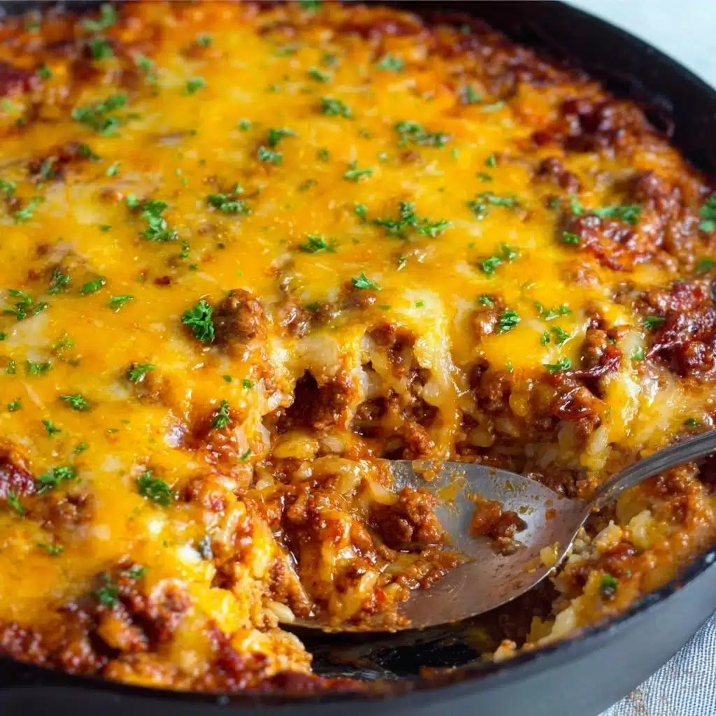 Cheesy Taco Rice Recipe - Recipe Image