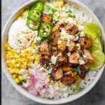 Street Corn Chicken Rice Bowl Recipe
