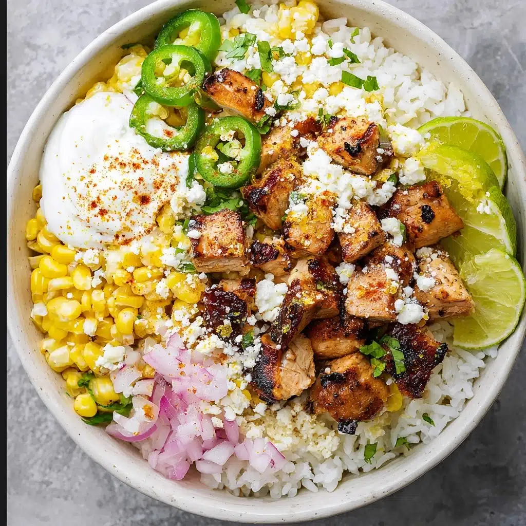 Street Corn Chicken Rice Bowl Recipe
