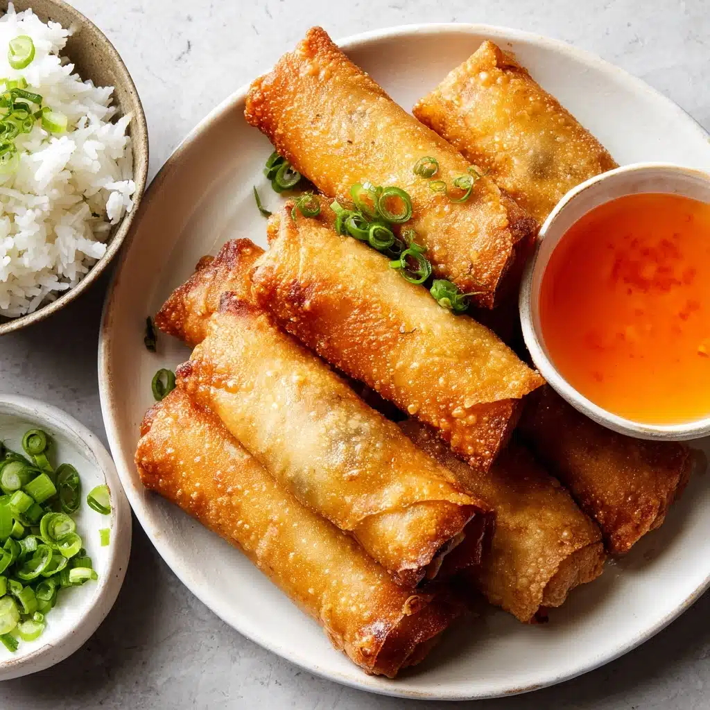 Quick & Easy Air Fryer Spring Rolls Recipe - Recipe Image