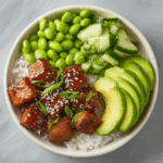 Honey Sriracha Salmon Bowls: A Sweet and Spicy Delight Recipe