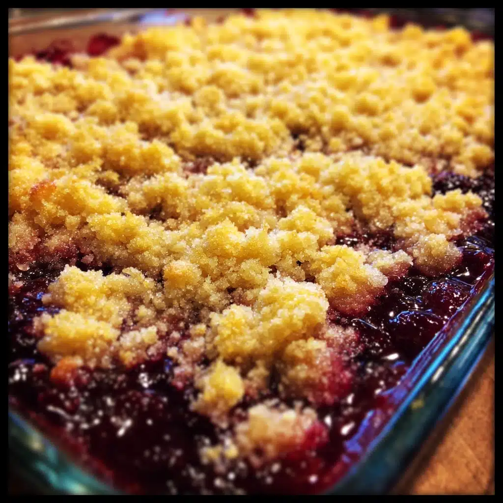 4 Ingredient Blueberry Cobbler Recipe - Recipe Image
