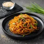 10 Minute Sesame Garlic Ramen Noodles Recipe