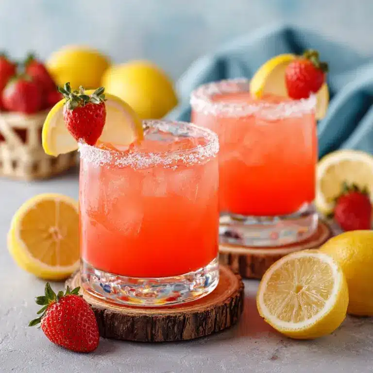 Strawberry Lemon Drop Martini Recipe