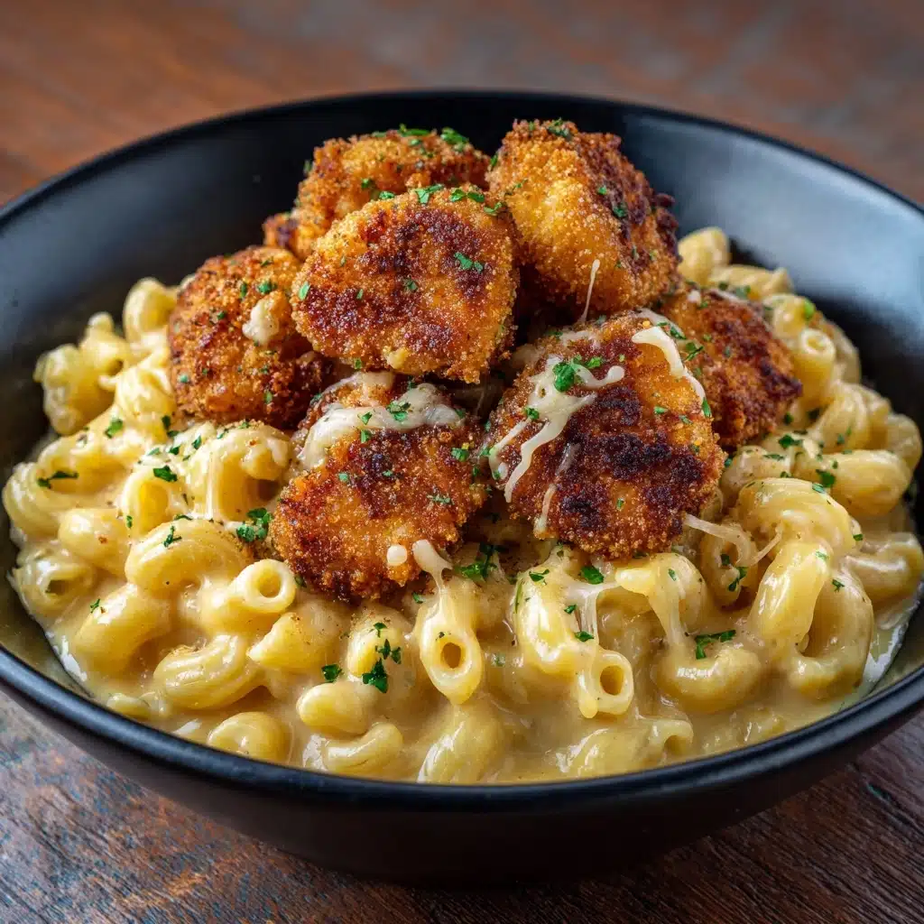 Mix cooked macaroni into the cheese sauce Recipe - Recipe Image