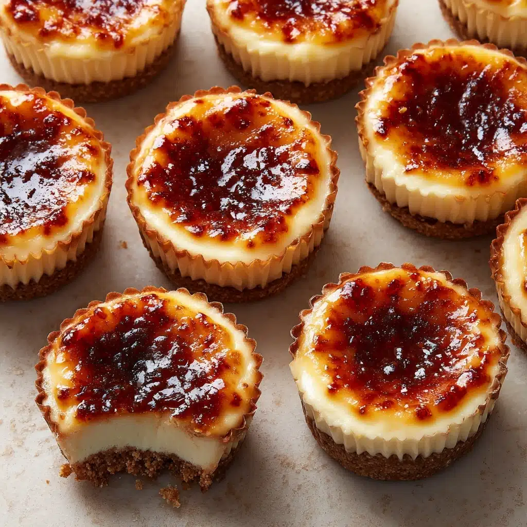 Mini Creme Brûlée Cheesecakes Recipe - Recipe Image