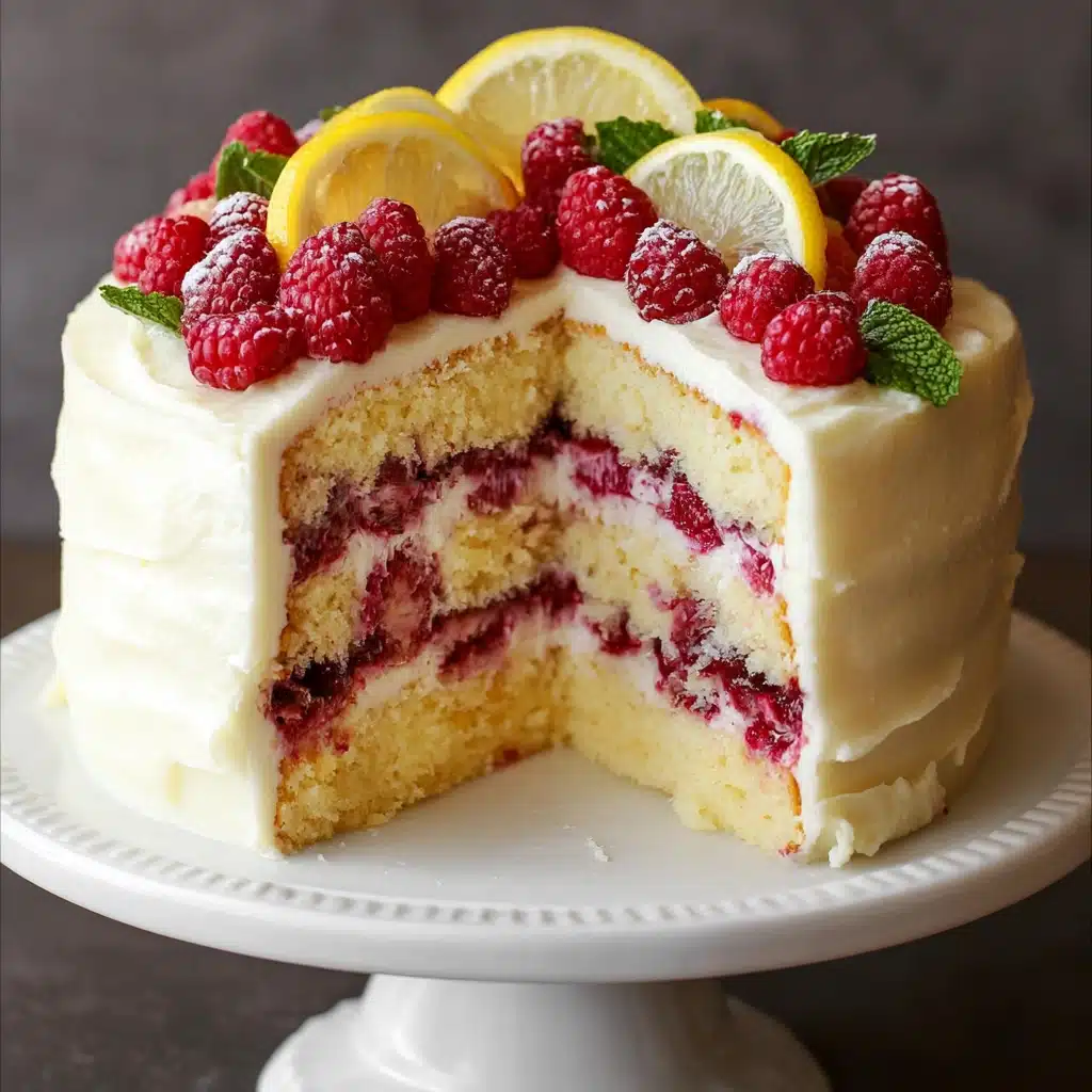 Lemon Raspberry Cake Recipe
