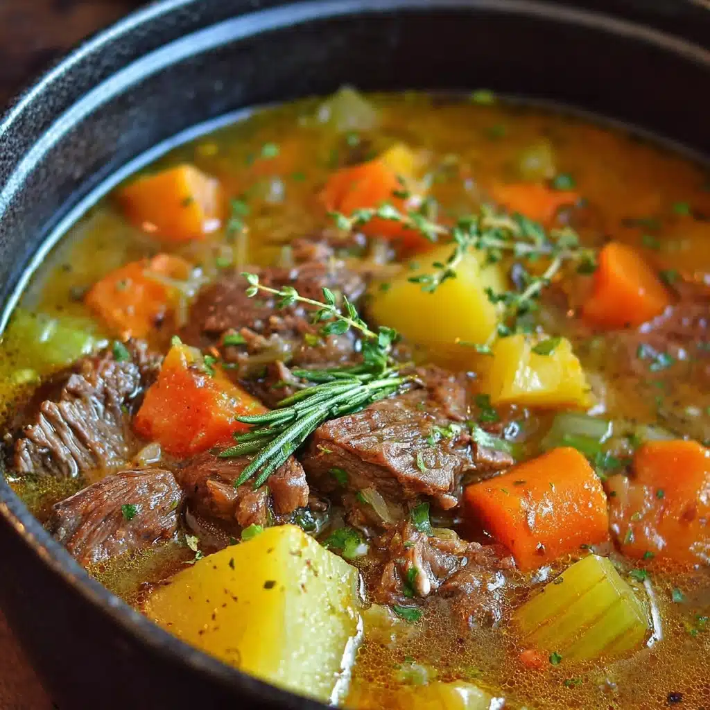 Hearty Vegetable Beef Soup Recipe - Recipe Image