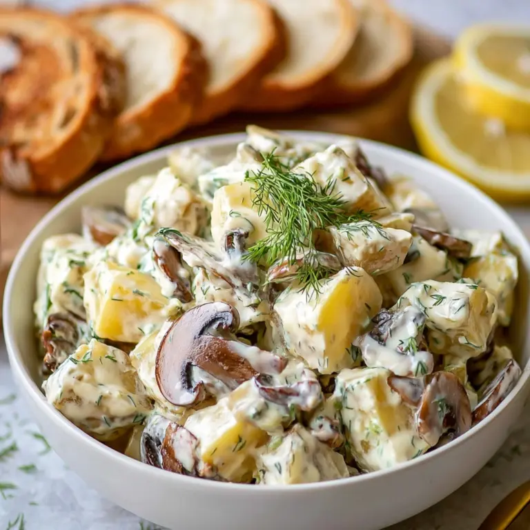 Mushroom and Egg Salad Recipe