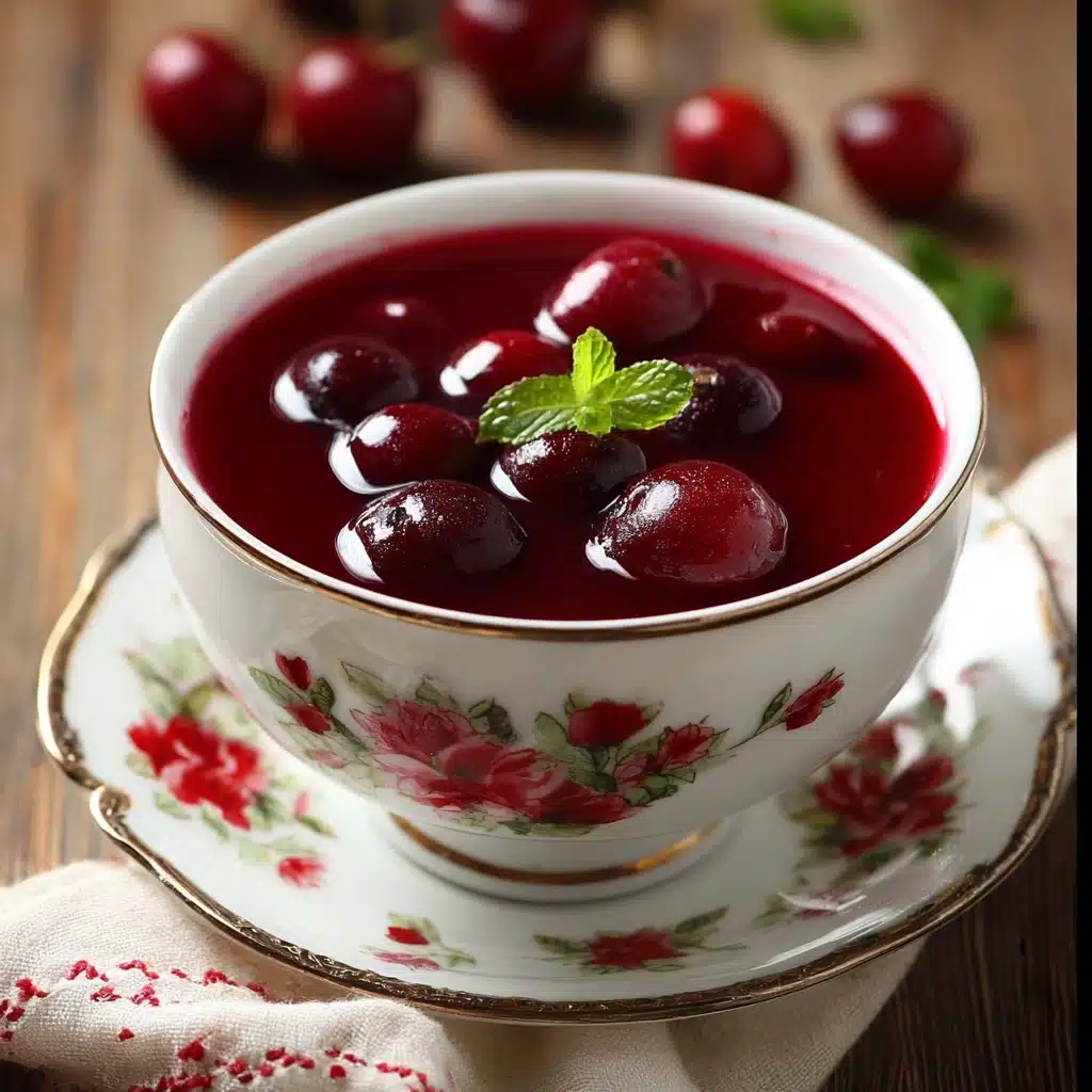 Cherry Summer Soup (Kissel) Recipe - Recipe Image