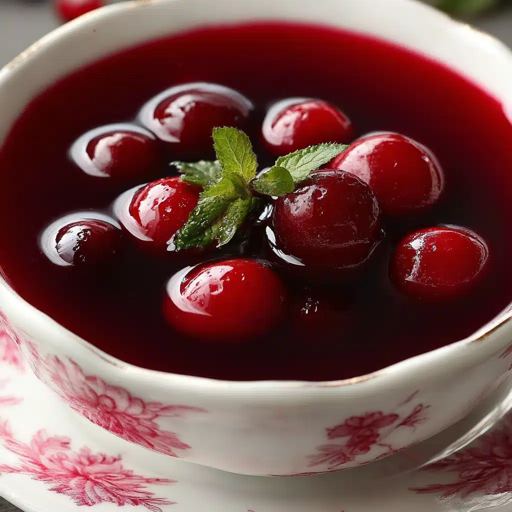 Cherry Summer Soup (Kissel) Recipe
