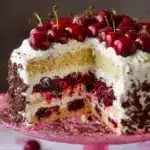 Russian Cherry Layer Cake Recipe