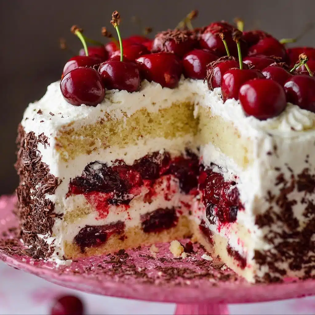 Russian Cherry Layer Cake Recipe - Recipe Image