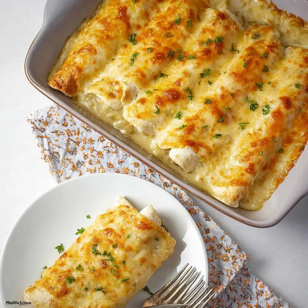 White Chicken Enchiladas Recipe