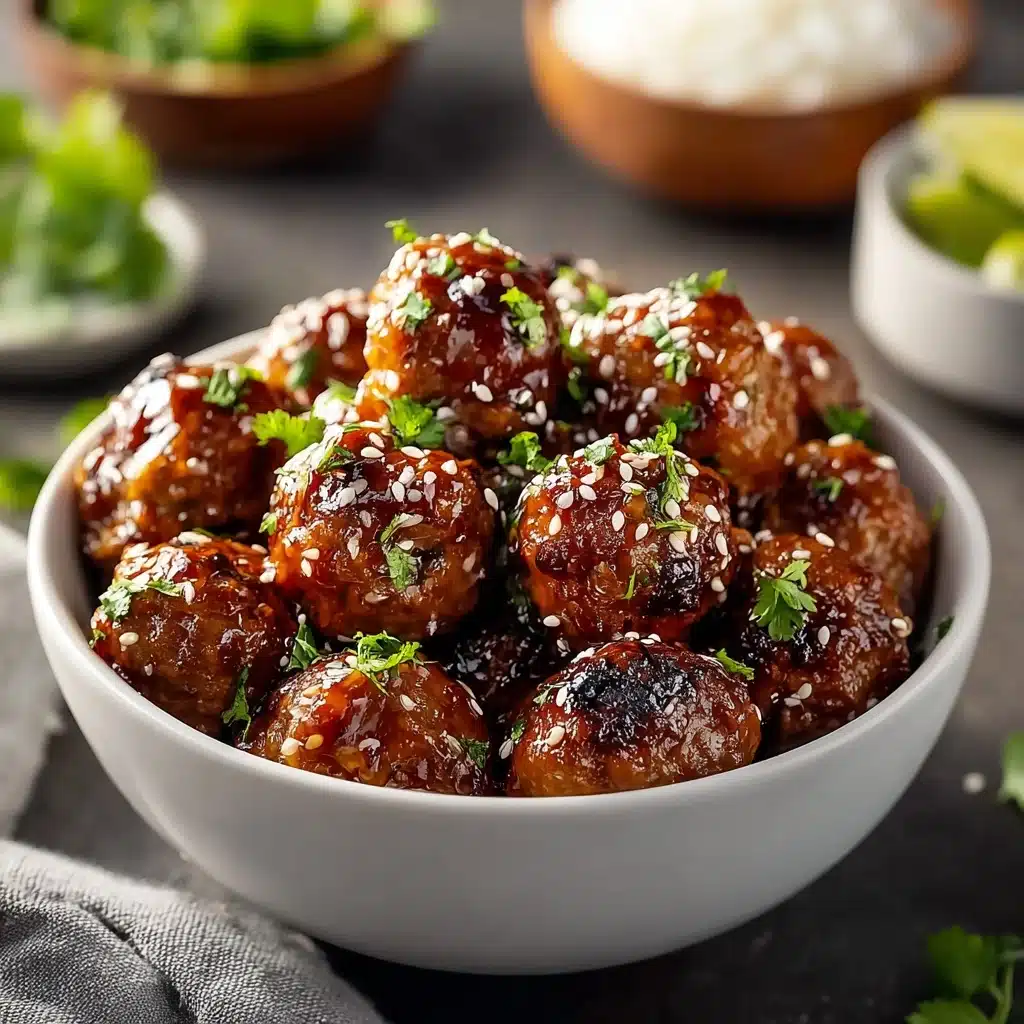 Honey Garlic Turkey Meatballs Recipe