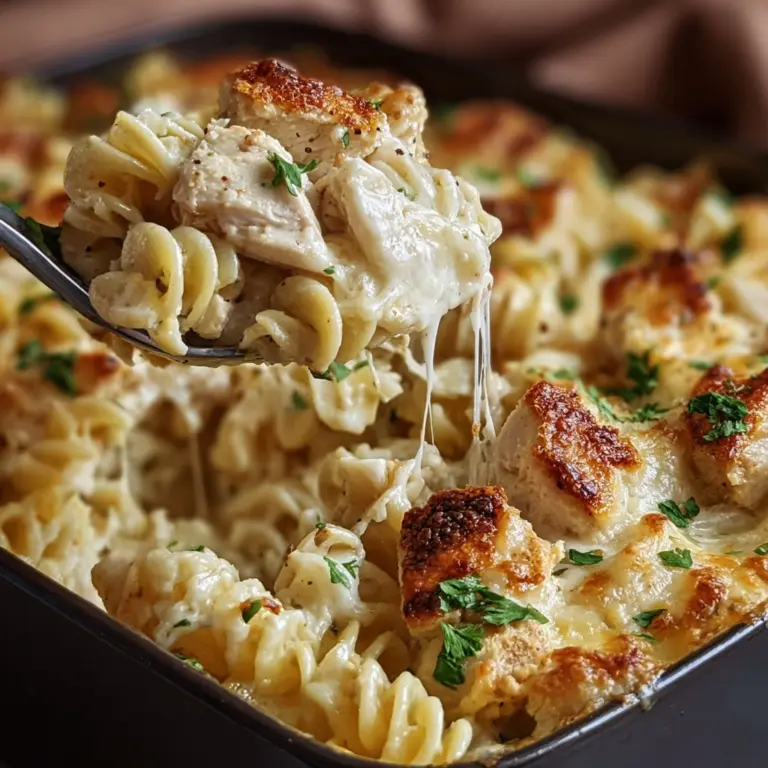 Garlic Parmesan Chicken Pasta Bake Recipe
