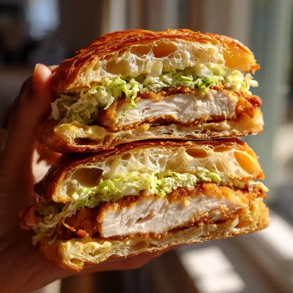 Chicken Caesar Croissant Recipe - Recipe Image