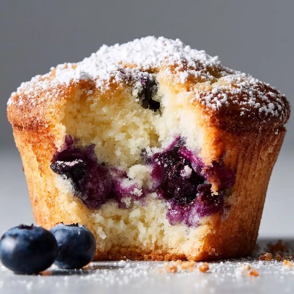 Ultimate Moist & Flavourful Blueberry Muffins Recipe - Recipe Image
