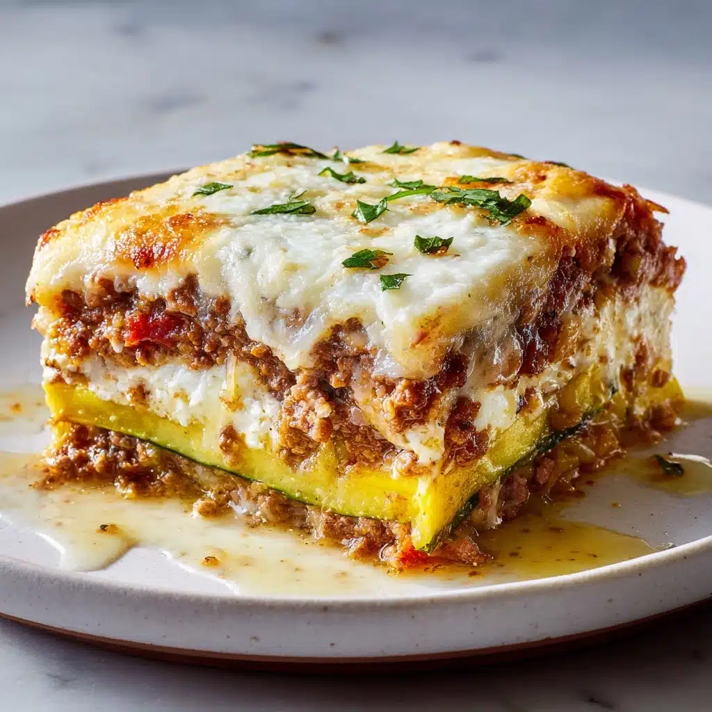 Ground Beef Zucchini Casserole Recipe - Recipe Image