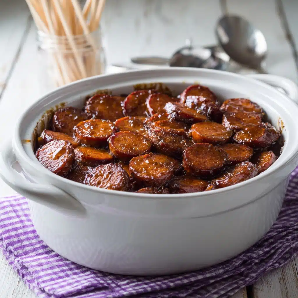 Slow Cooker Candied Kielbasa Recipe - Recipe Image