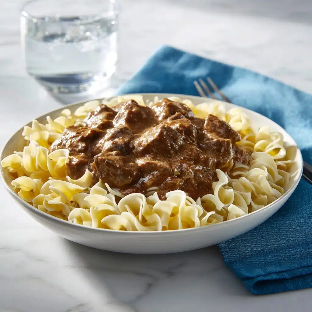 Slow Cooker Beef Stroganoff Recipe - Recipe Image