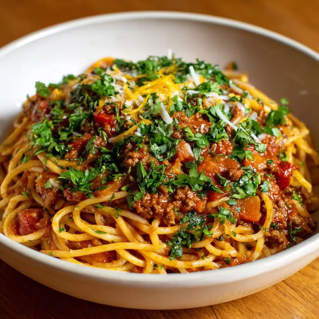 Taco Spaghetti Recipe - Recipe Image