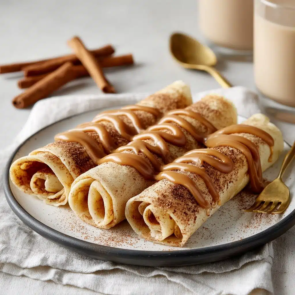 Cinnamon Roll Protein Crepes Recipe - Recipe Image