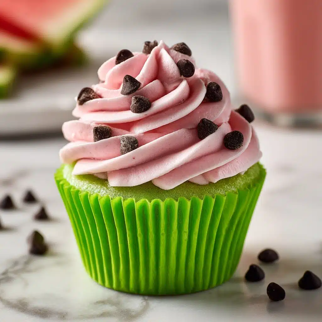 Watermelon Cupcakes Recipe - Recipe Image