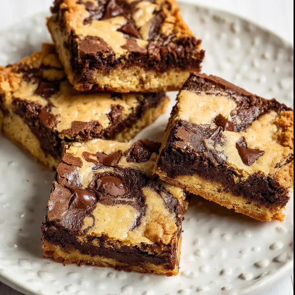 Brookie (Chocolate Chip Cookie and Brownie Bar) Recipe