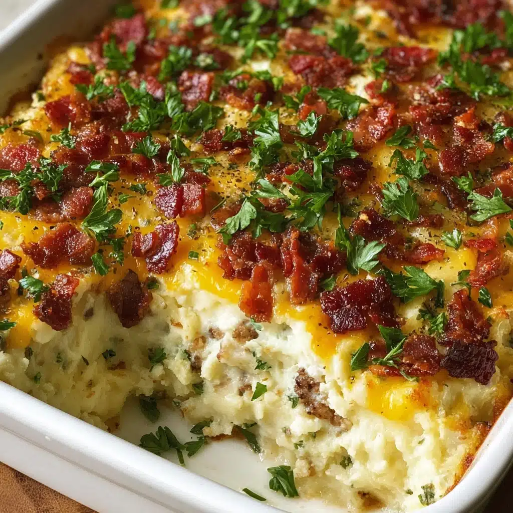 Loaded Cauliflower Casserole Recipe - Recipe Image