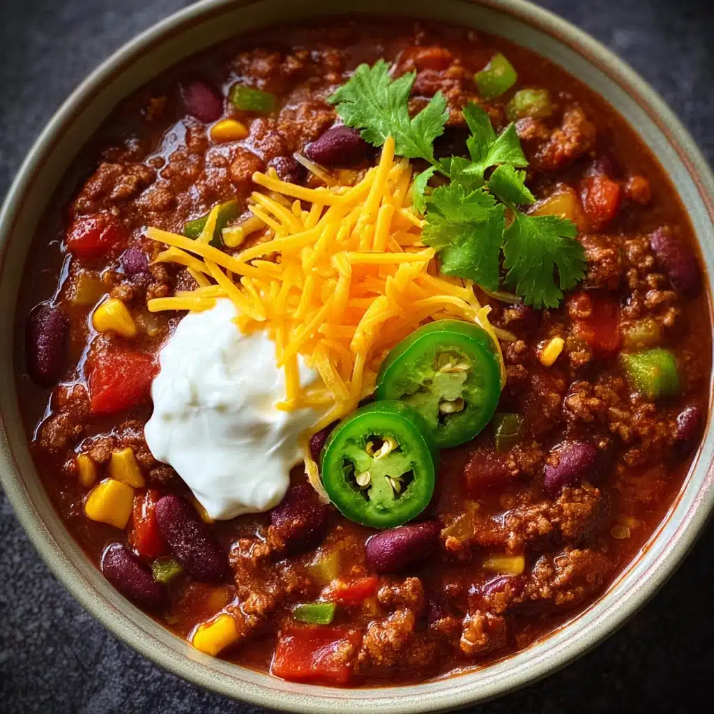 The Best Homemade Chili Recipe - Recipe Image