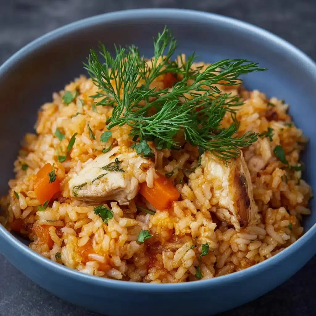 Ukrainian Chicken Plov (Rice Pilaf) Recipe