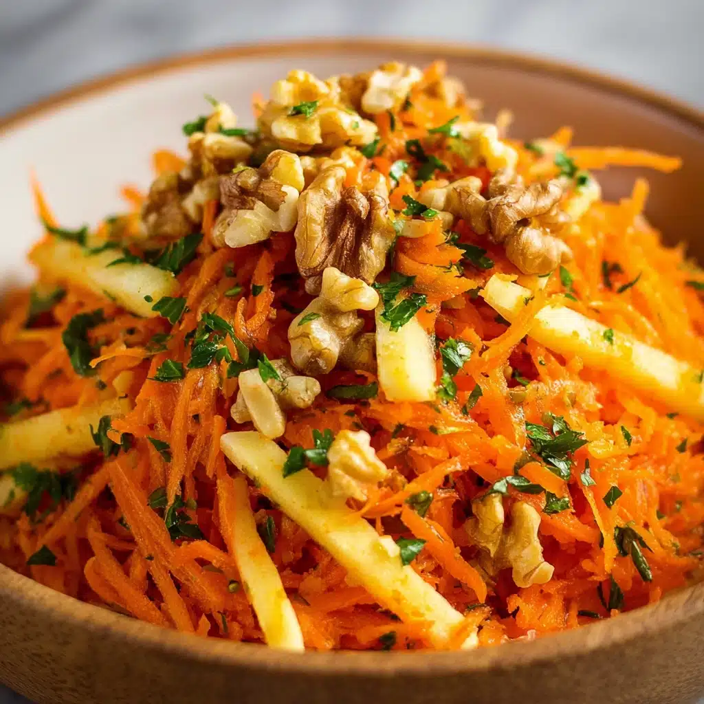 Carrot Apple and Walnut Salad Recipe - Recipe Image