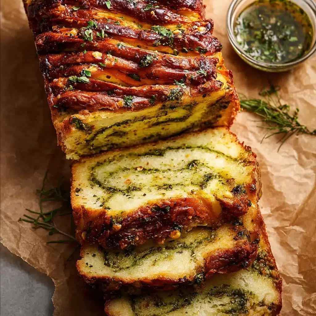 Cheese, Garlic and Herb Quick Bread (no yeast) Recipe
