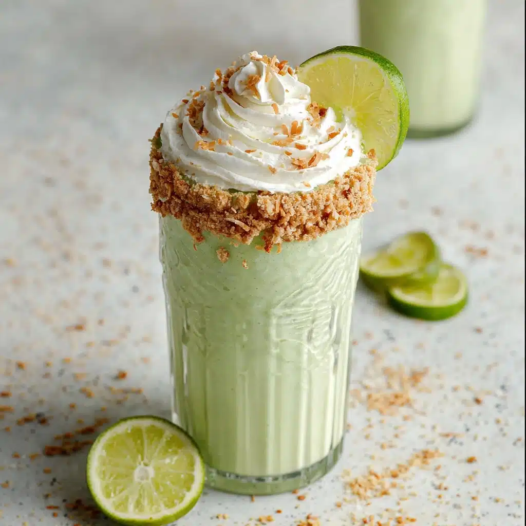 Coconut Key Lime Pie Smoothie Recipe - Recipe Image