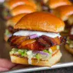 Bacon Ranch BBQ Chicken Sliders Recipe