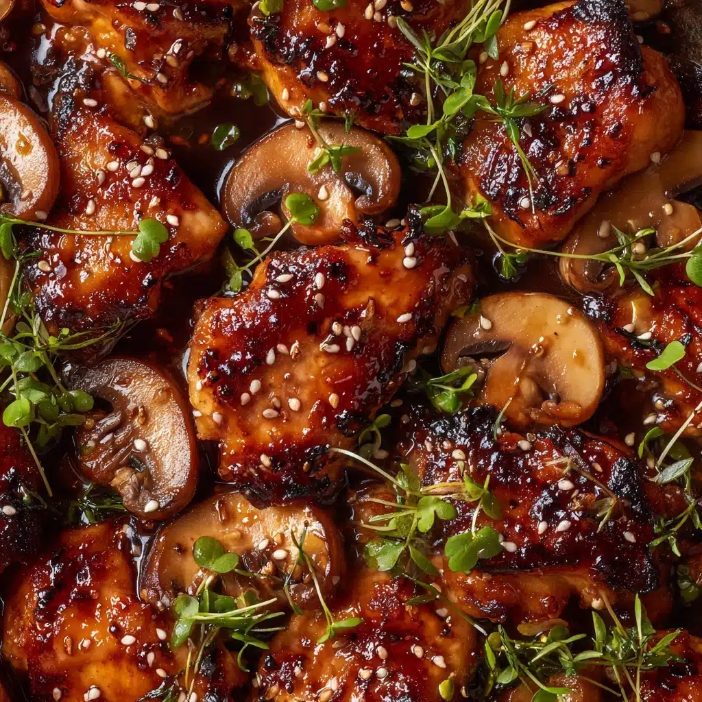 Black Pepper Chicken with Mushrooms Recipe
