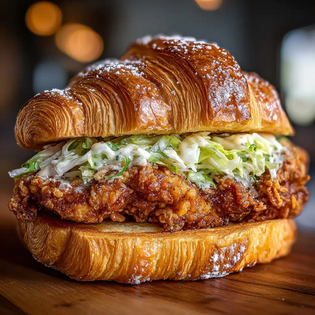 Chicken Caesar Croissant Recipe - Recipe Image