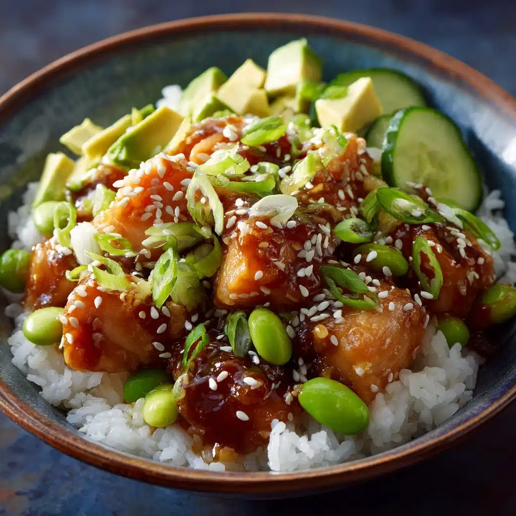 Honey Sriracha Salmon Bowls: A Sweet and Spicy Delight Recipe - Recipe Image
