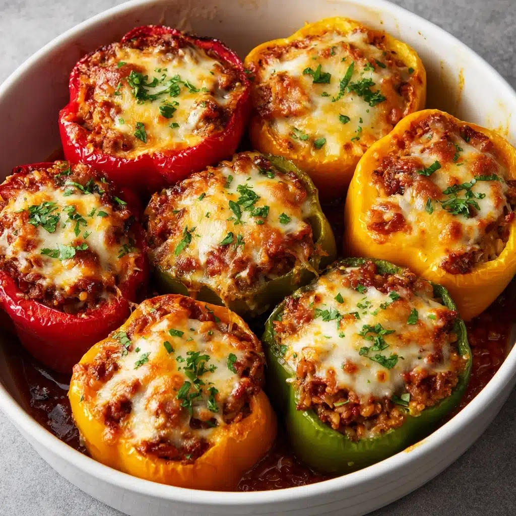 Easy Stuffed Bell Peppers Recipe - Recipe Image