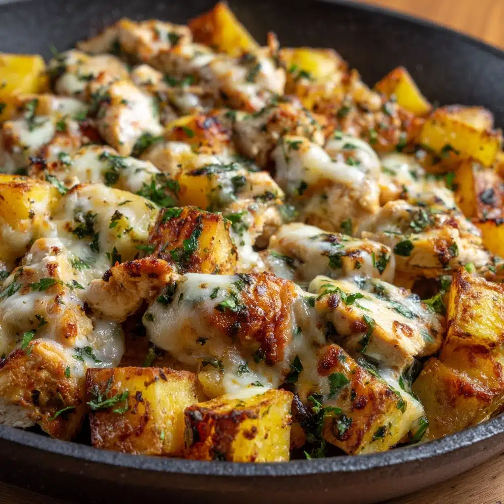 Garlic Parmesan Chicken and Potatoes (One-Pan Dinner) Recipe - Recipe Image